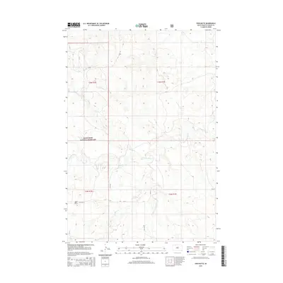 2015 Map of Twin Butte, 2015 Print