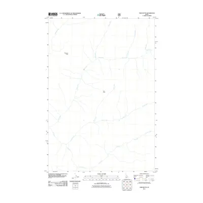 2011 Map of Twin Butte, 2011 Print