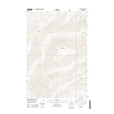 2013 Map of Twin Butte, 2013 Print