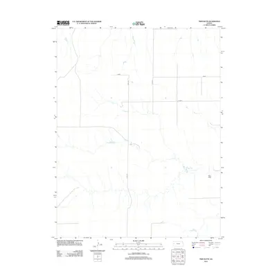 2012 Map of Twin Butte, 2012 Print
