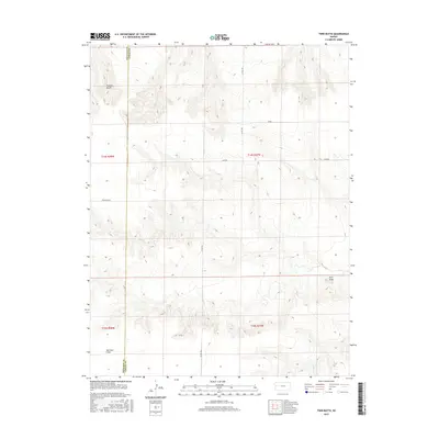 2015 Map of Twin Butte, 2015 Print