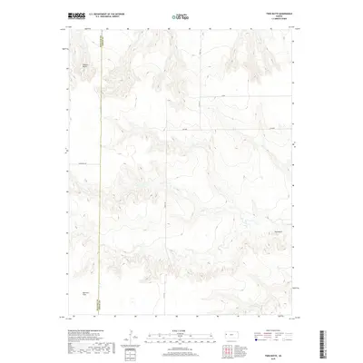 2018 Map of Twin Butte, 2018 Print