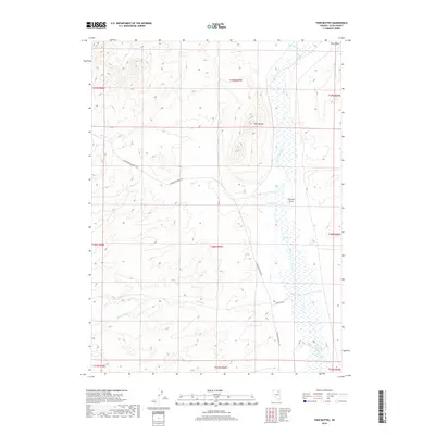 2018 Map of Twin Buttes, 2018 Print