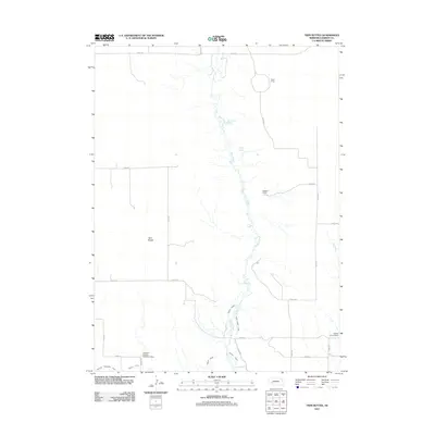 2011 Map of Twin Buttes, 2011 Print