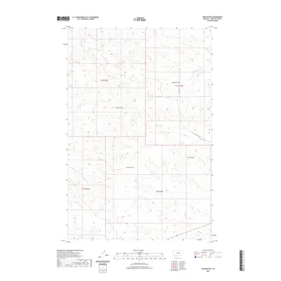 2020 Map of Twin Buttes, 2020 Print