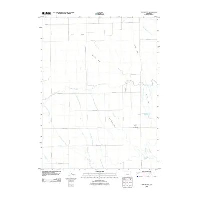 2010 Map of Twin Buttes, 2010 Print