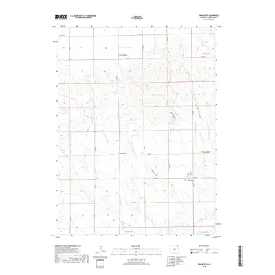 2019 Map of Twin Buttes, 2019 Print