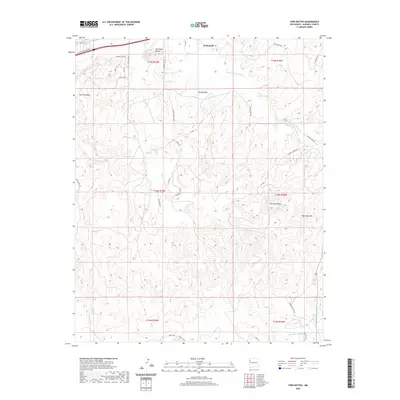 2020 Map of Twin Buttes, 2020 Print