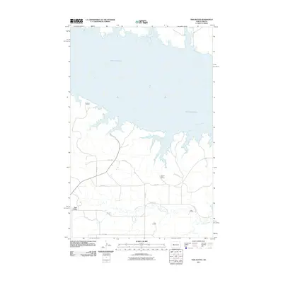 2011 Map of Twin Buttes, 2011 Print