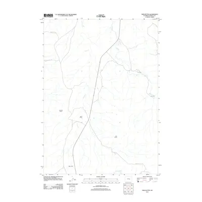 2012 Map of Twin Buttes, 2012 Print