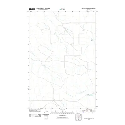 2011 Map of Twin Buttes School, 2011 Print