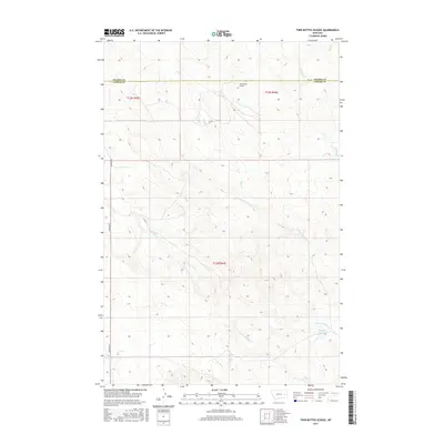 2017 Map of Twin Buttes School, 2017 Print