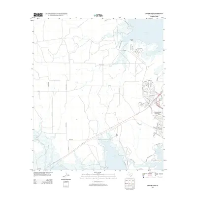 2013 Map of Twin Buttes, 2013 Print