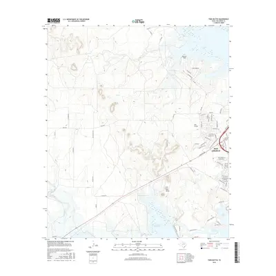 2016 Map of Twin Buttes, 2016 Print