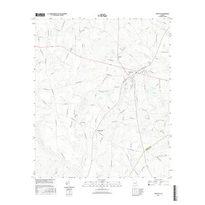 2017 Map of Twin City, 2017 Print