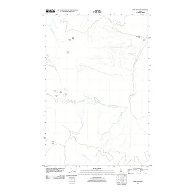 2011 Map of Twin Crags, 2011 Print