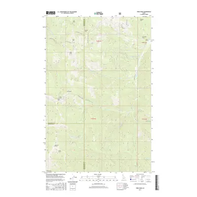 2017 Map of Twin Crags, 2017 Print