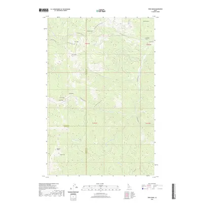 2020 Map of Twin Crags, 2020 Print