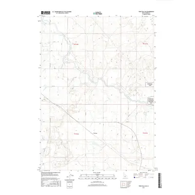 2017 Map of Twin Falls NE, 2017 Print