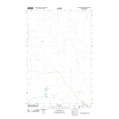 2011 Map of Twin Forks Reservoir, 2011 Print