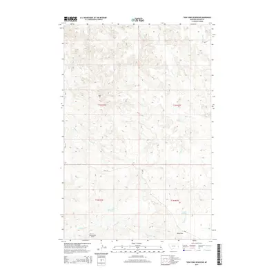 2014 Map of Twin Forks Reservoir, 2014 Print