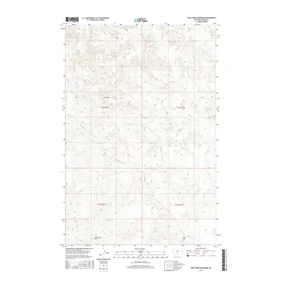 2017 Map of Twin Forks Reservoir, 2017 Print