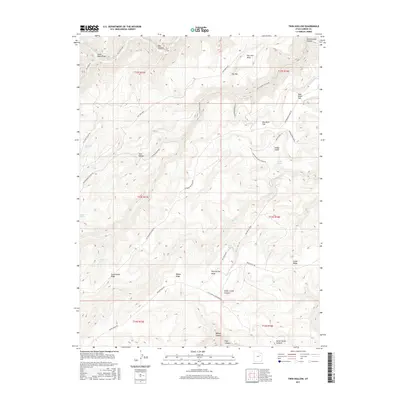 2017 Map of Twin Hollow, 2017 Print