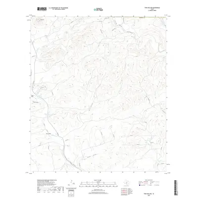 2019 Map of Twin Hollow, 2019 Print