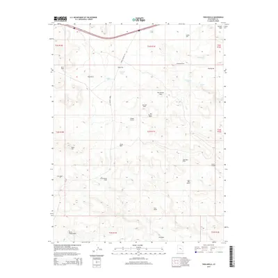 2014 Map of Twin Knolls, 2014 Print