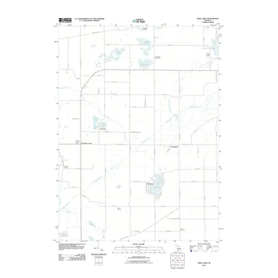 2011 Map of Twin Lakes, 2011 Print