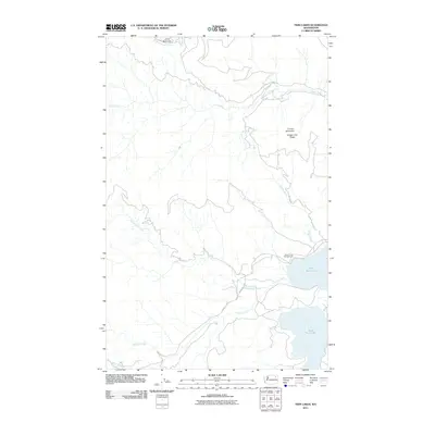 2011 Map of Twin Lakes, 2011 Print