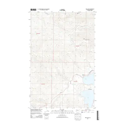 2014 Map of Twin Lakes, 2014 Print