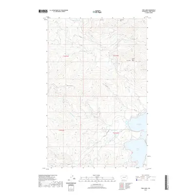 2020 Map of Twin Lakes, 2020 Print