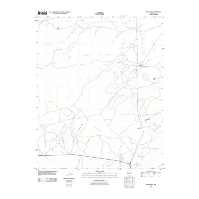 2010 Map of Twin Lakes, 2010 Print