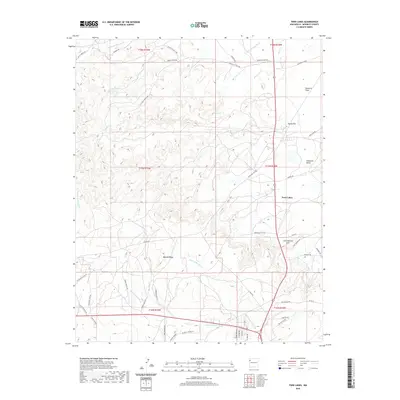 2020 Map of Twin Lakes, 2020 Print