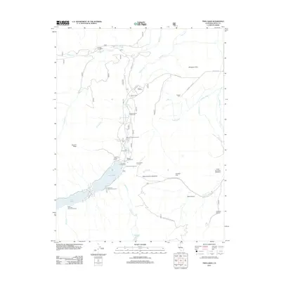 2012 Map of Twin Lakes, 2012 Print