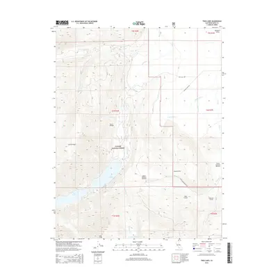 2015 Map of Twin Lakes, 2015 Print
