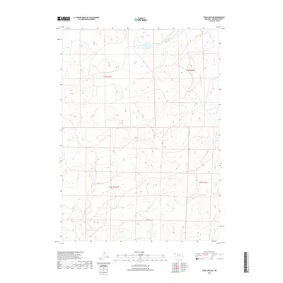 2017 Map of Twin Lakes NE, 2017 Print