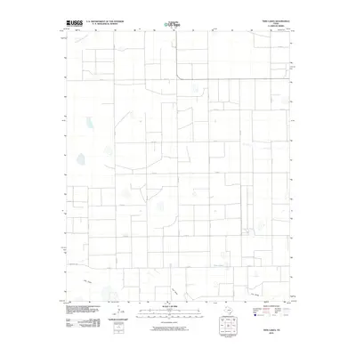 2010 Map of Twin Lakes, 2010 Print