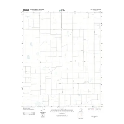 2012 Map of Twin Lakes, 2012 Print