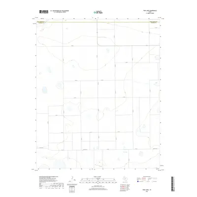 2019 Map of Twin Lakes, 2019 Print