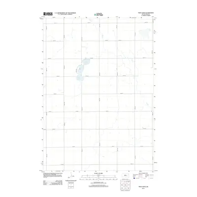 2012 Map of Twin Lakes, 2012 Print