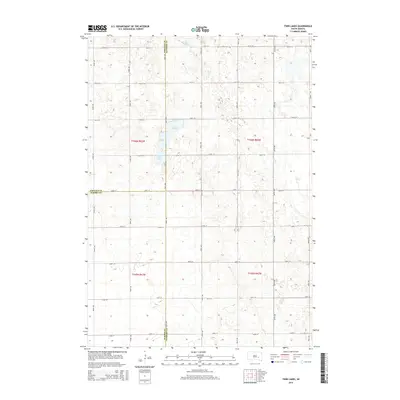 2015 Map of Twin Lakes, 2015 Print