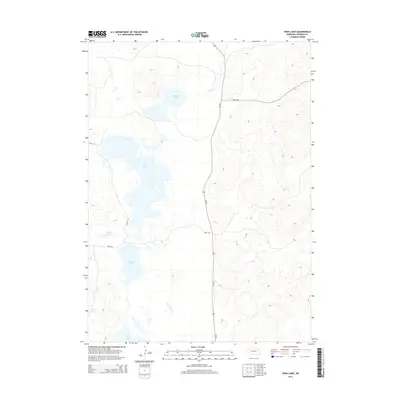 2014 Map of Twin Lakes, 2014 Print