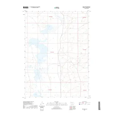 2017 Map of Twin Lakes, 2017 Print