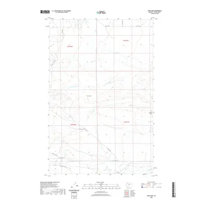 2020 Map of Twin Lakes, 2020 Print
