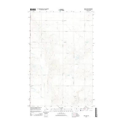 2014 Map of Twin Lakes, 2014 Print