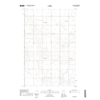 2017 Map of Twin Lakes, 2017 Print