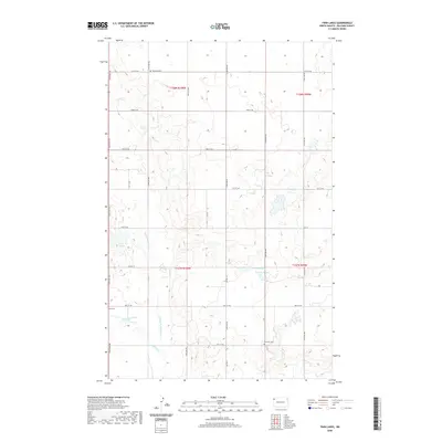 2020 Map of Twin Lakes, 2020 Print