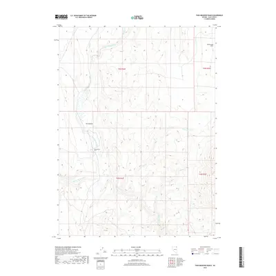 2018 Map of Twin Meadows Ranch, 2018 Print